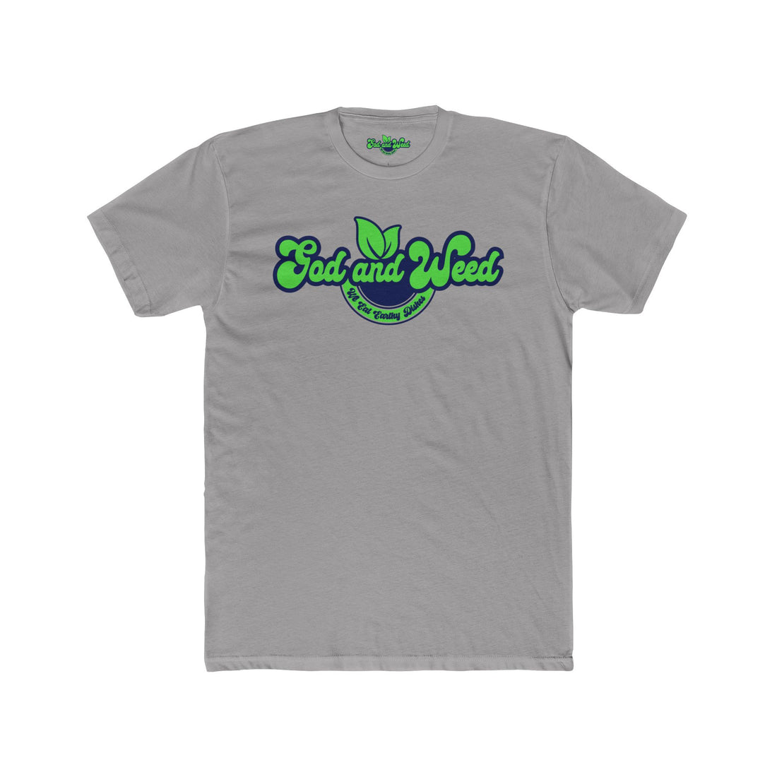 GOD AND W E E D Retro Green Clothing Tee