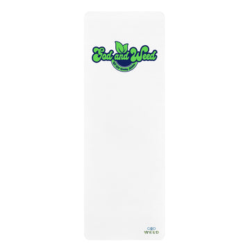 GOD AND W E E D  Green Leaf Yoga Mat