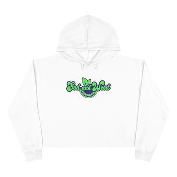 GOD AND W E E D  Cropped Clothing Hoodie
