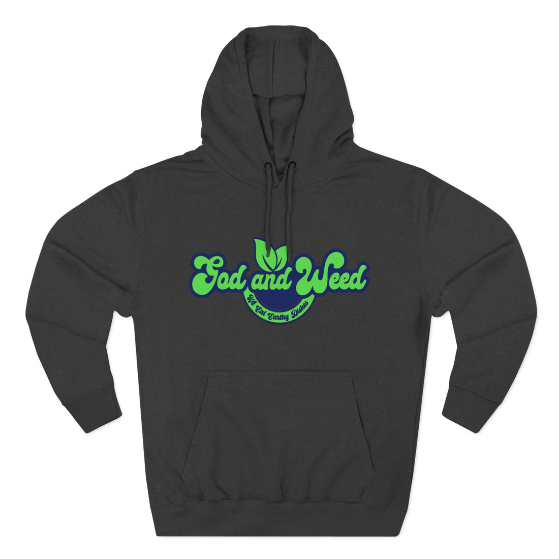God and Weed Retro Fleece Clothing Hoodie