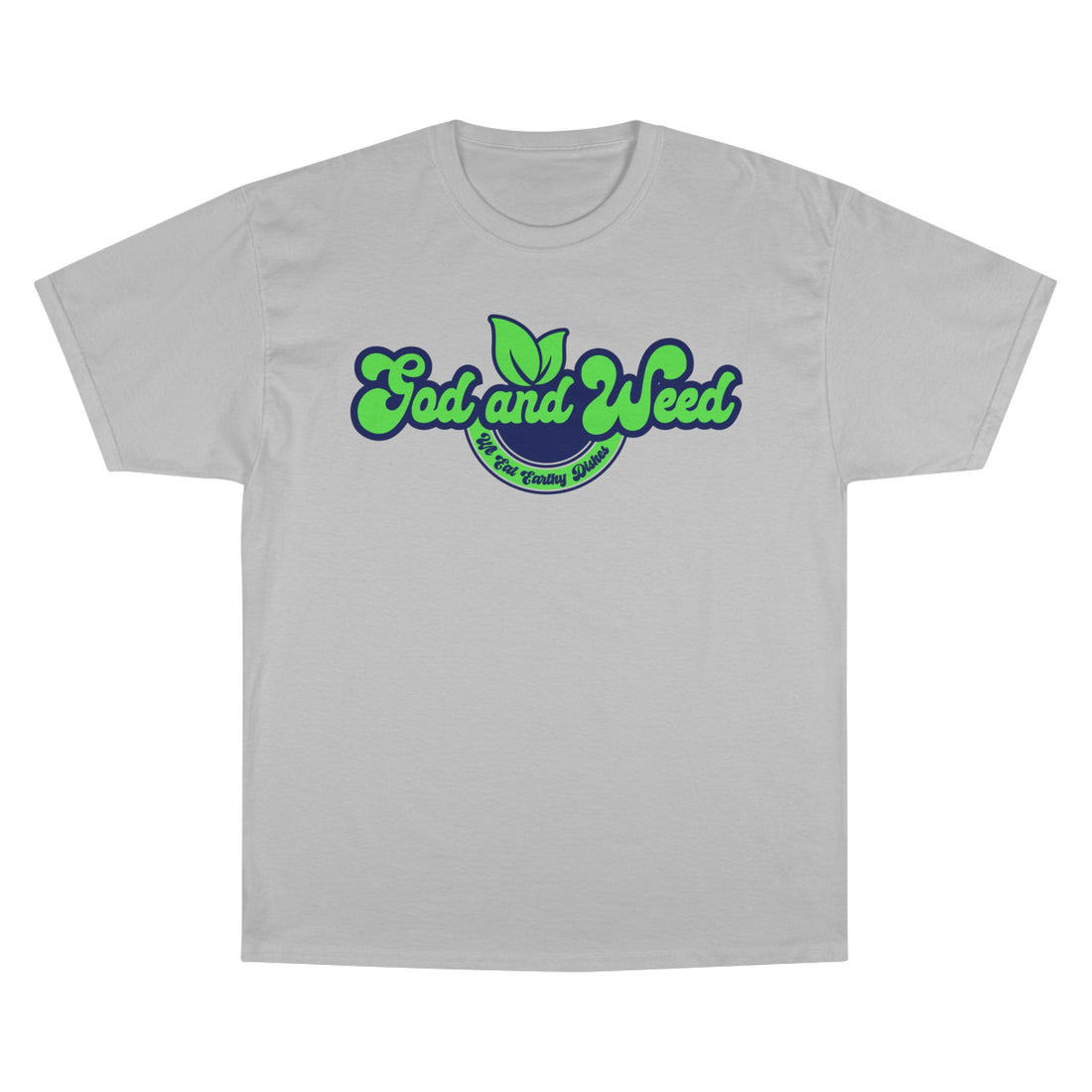 God and Weed Vintage Green Clothing T-Shirt