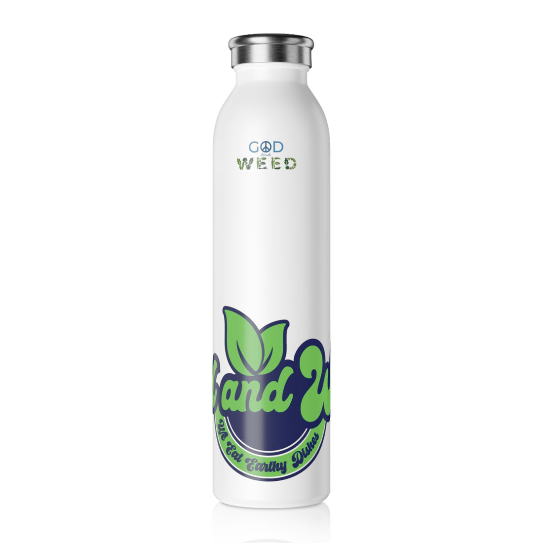 God And Weed Water Bottle