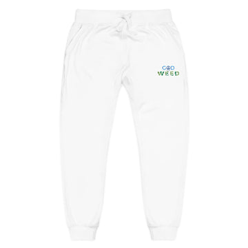 God & Weed Good Vibes Fleece Clothing Sweatpants